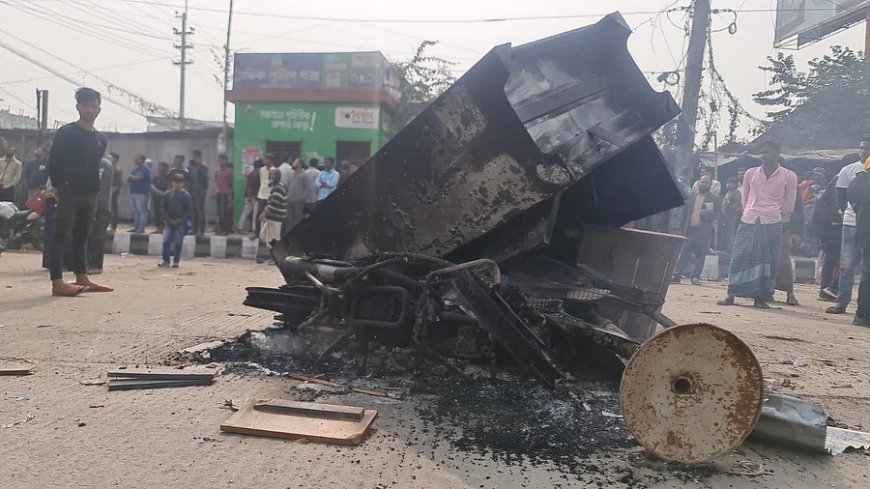 পুলিশি নির্যাতনে ব্যবসায়ী মৃত্যুর অভিযোগ, গাজীপুরে সড়ক অবরোধ