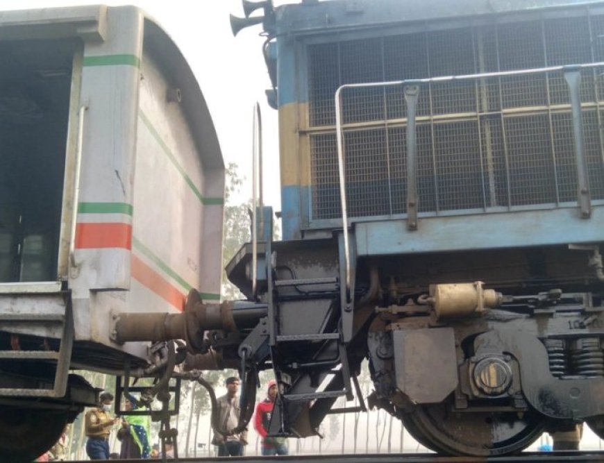 Rupsa train collided with Mithali Express at Nilphamari