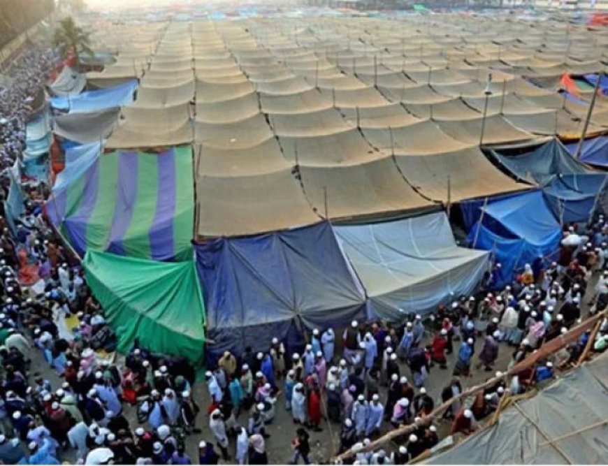 The last prayer of the second phase of Vishwa Ijtema is at 12 noon