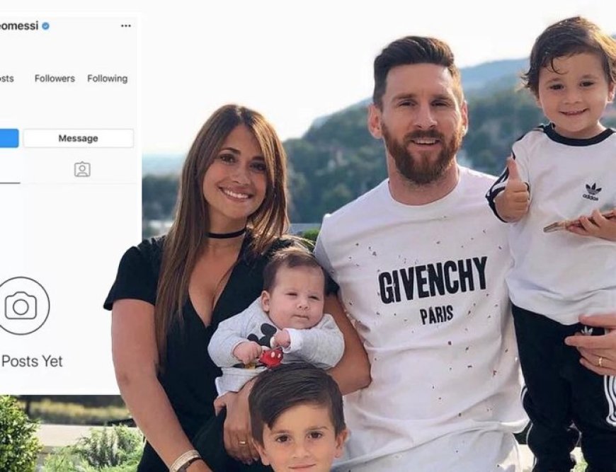 Messi's Instagram was blocked due to pressure from fans