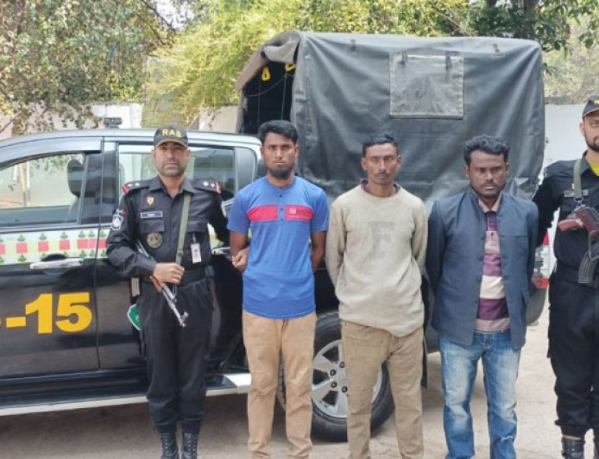 3 Rohingya detained along with 40 thousand Yabas