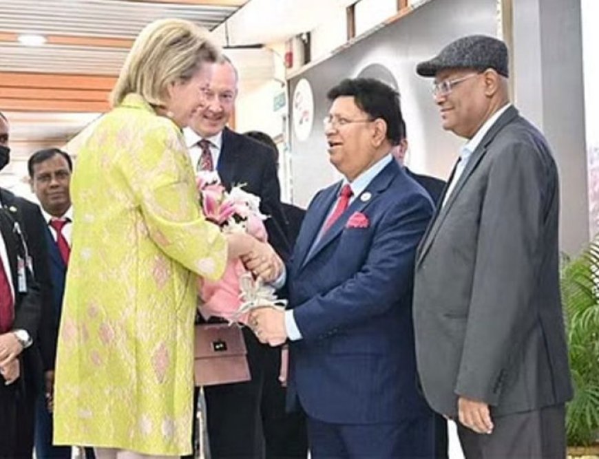 Queen Mathilde of Belgium in Dhaka