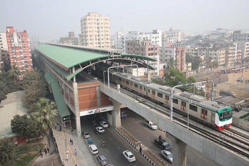 চালু হলো মেট্রোরেলের উত্তরা সেন্টার স্টেশন