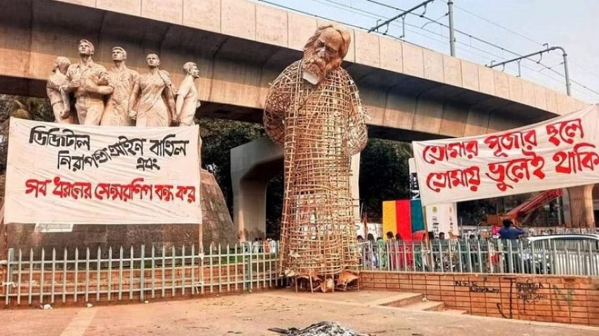 ক্ষতবিক্ষত হয়ে ‘রবীন্দ্রনাথ’ ফিরল টিএসসিতে