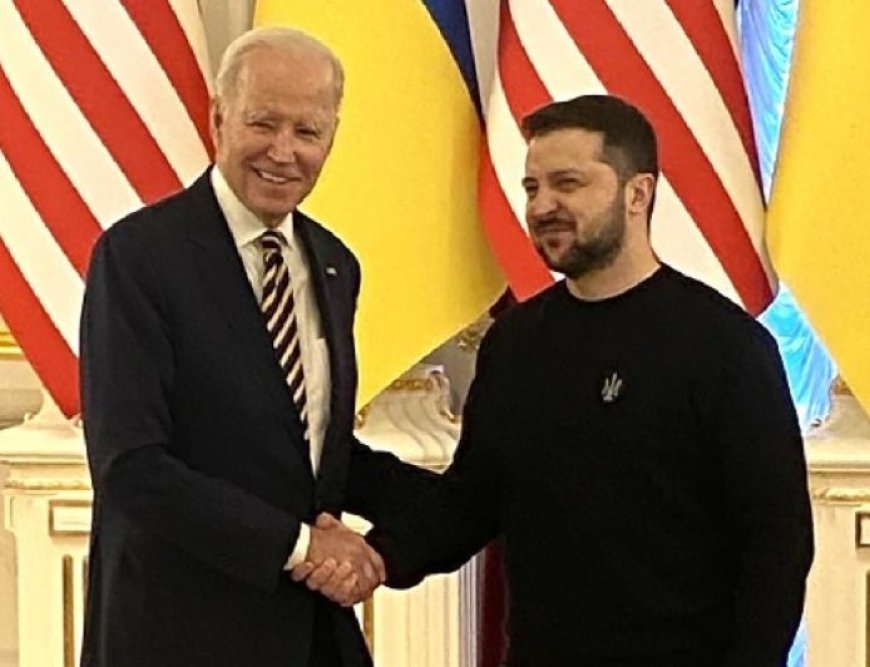 US President Joe Biden arrived in Kiev