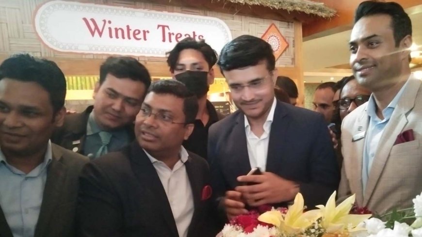 Sourav Ganguly arrived in Dhaka