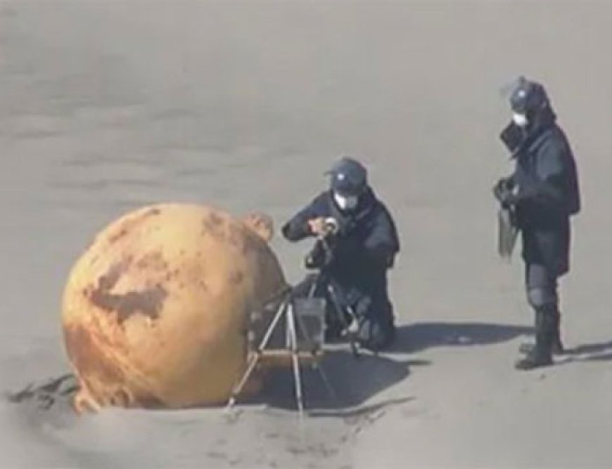 Finally, the mystery of the sphere floating on Enshu beach in Japan has been solved