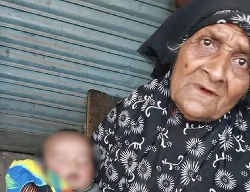 The mother left the 6-month-old baby in the arms of the beggar and ran away