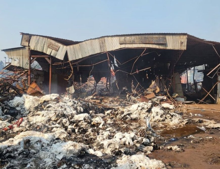 The fire at the cotton godown in Chittagong's Sitakunda is under control after 21 hours