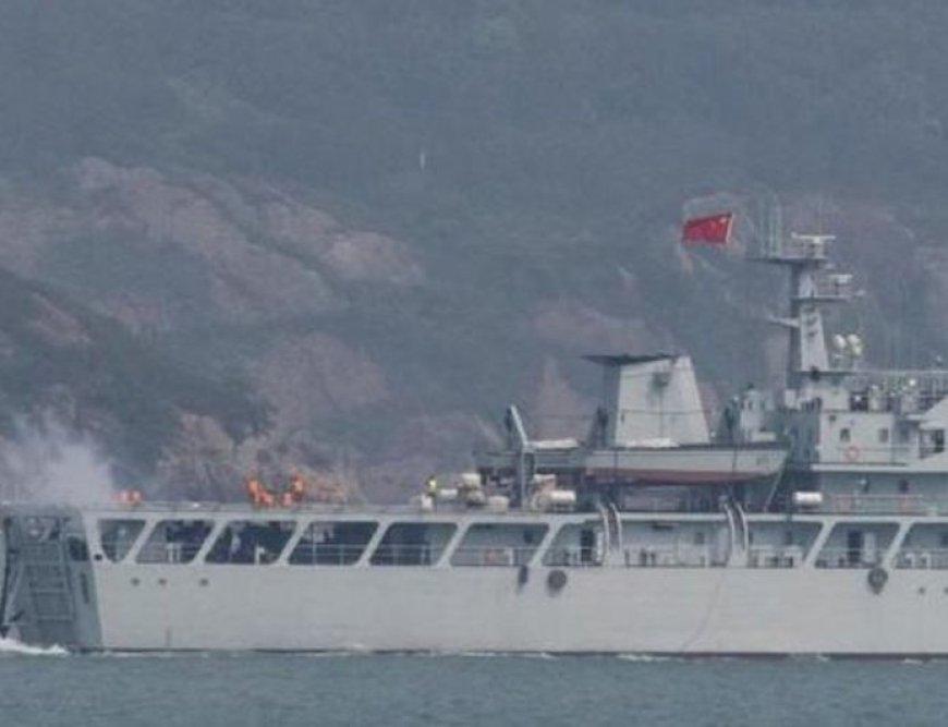 Even at the end of the war, Chinese warships surrounded Taiwan