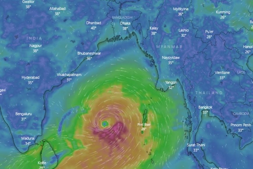 বাংলাদেশ থেকে যত কিলোমিটার দূরে ‘মোখা’